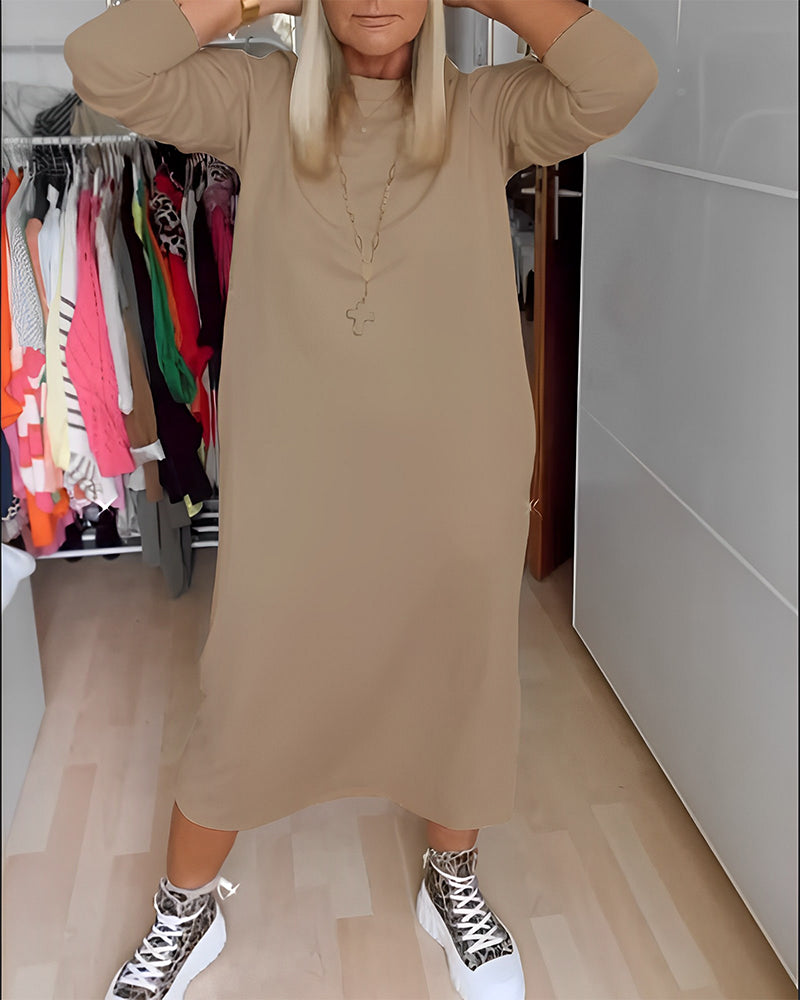 Elira - Casualowa sukienka ze swetrem