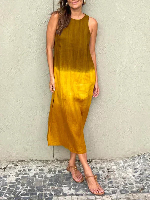 Aurelia™ | Elegancka sukienka z naturalnym nadrukiem