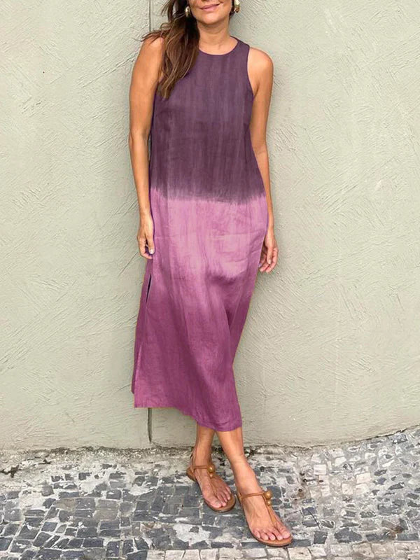 Aurelia™ | Elegancka sukienka z naturalnym nadrukiem