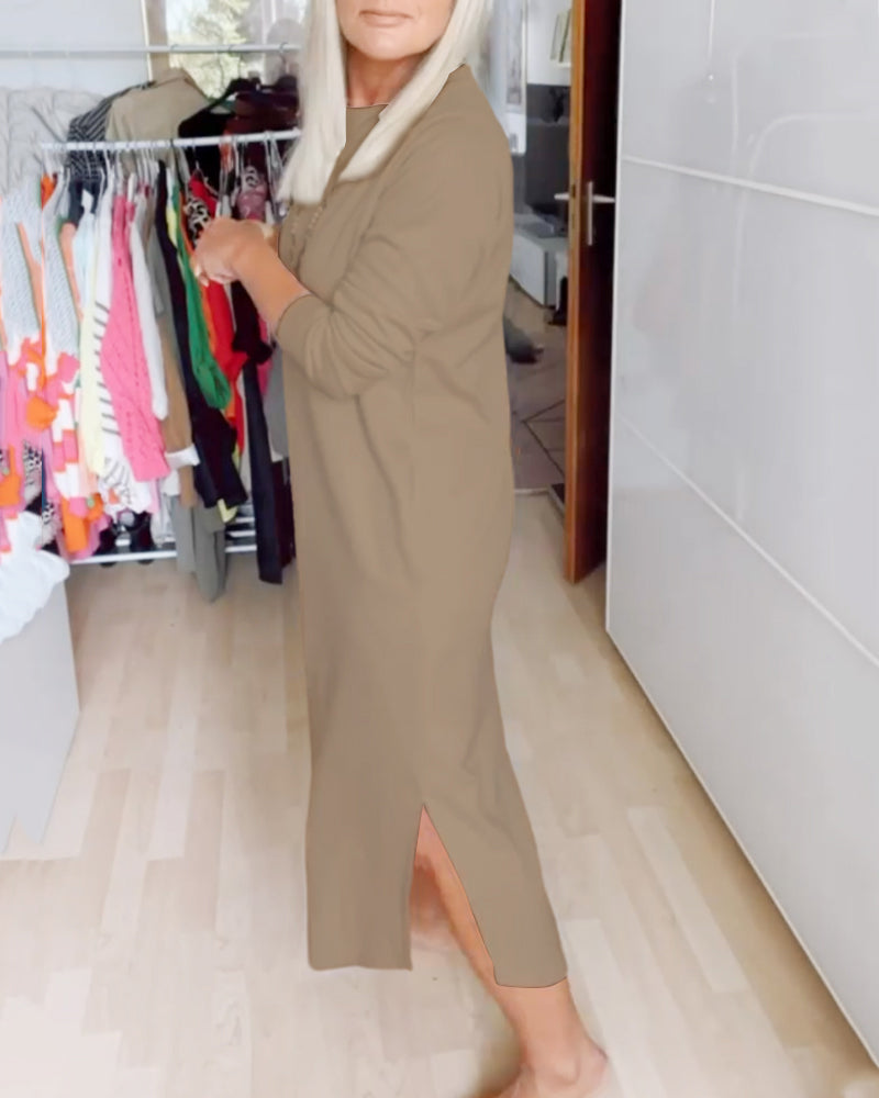 Elira - Casualowa sukienka ze swetrem