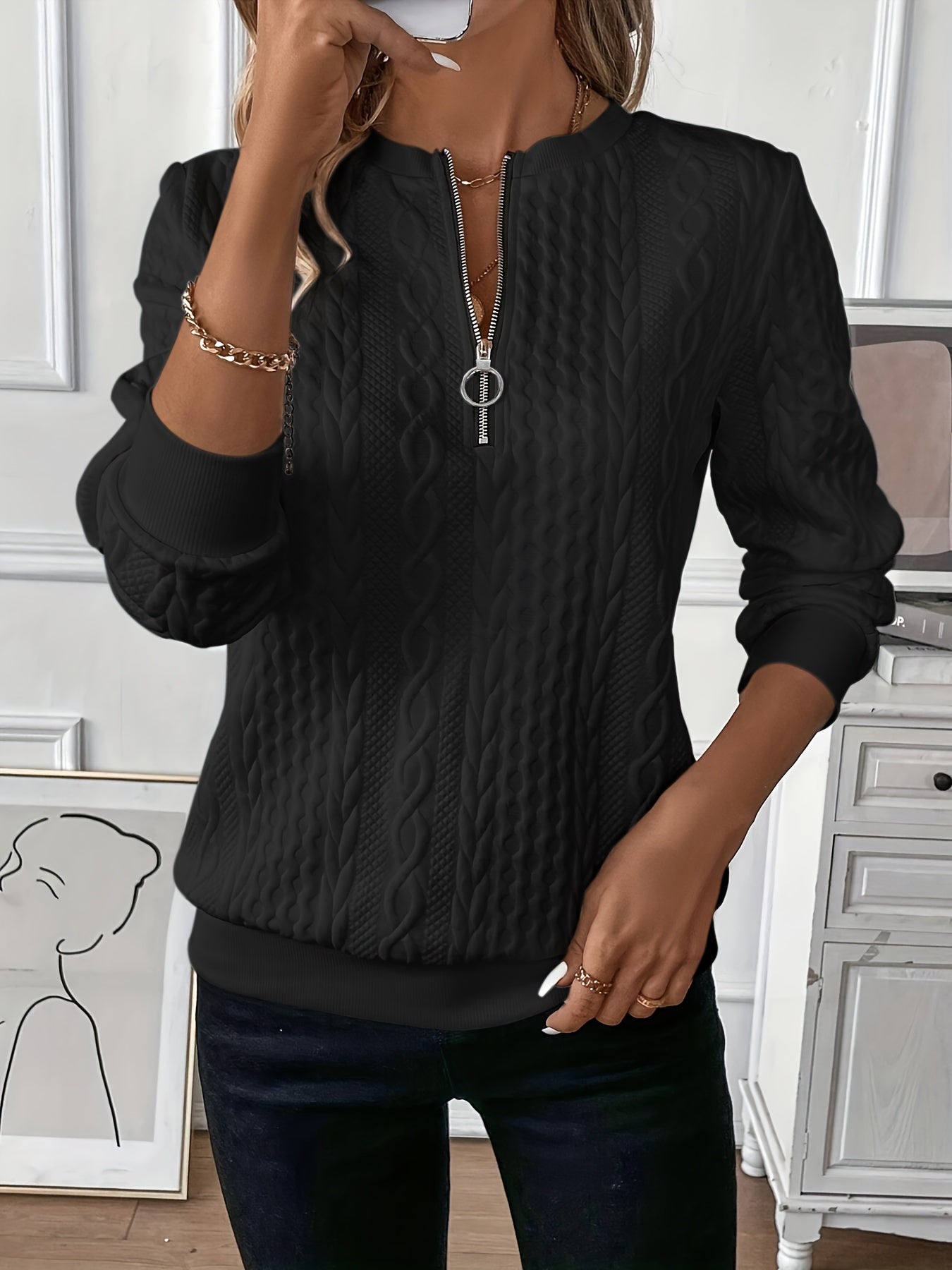 Luna | sweter z dzianiny