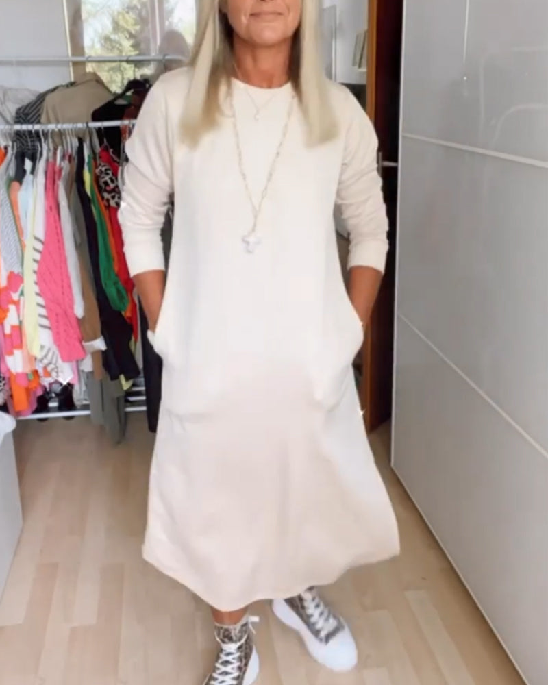 Elira - Casualowa sukienka ze swetrem