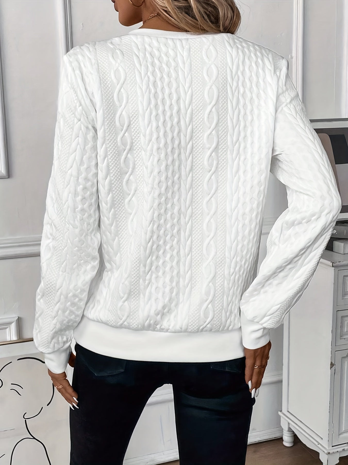 Luna | sweter z dzianiny