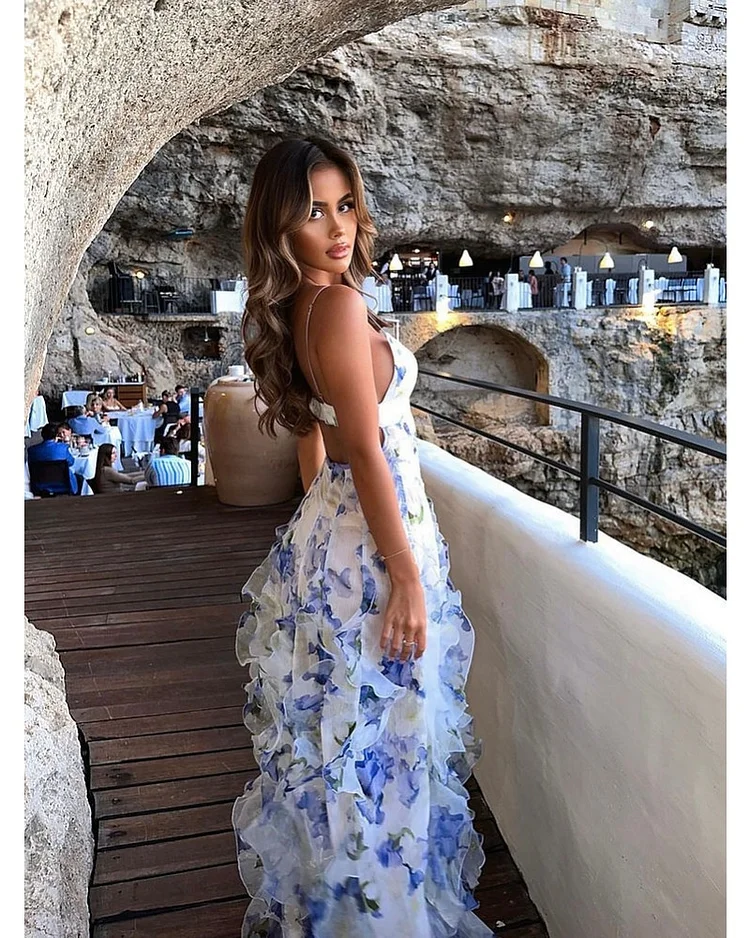 Rosea Czarująca Sukienka Kwiatowa