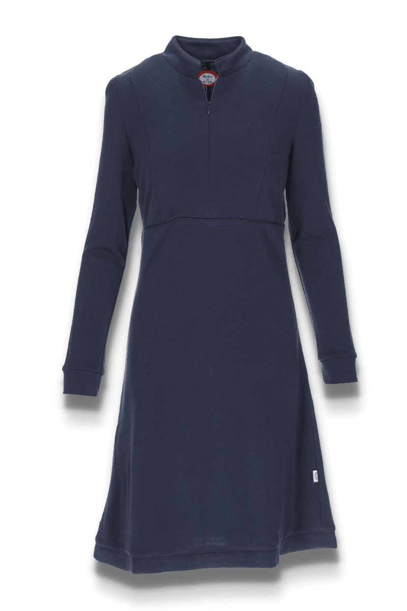 Viola - Tale elegancka wełniana sukienka