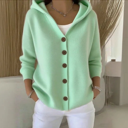 Nylah – Bluza z kapturem i guzikami