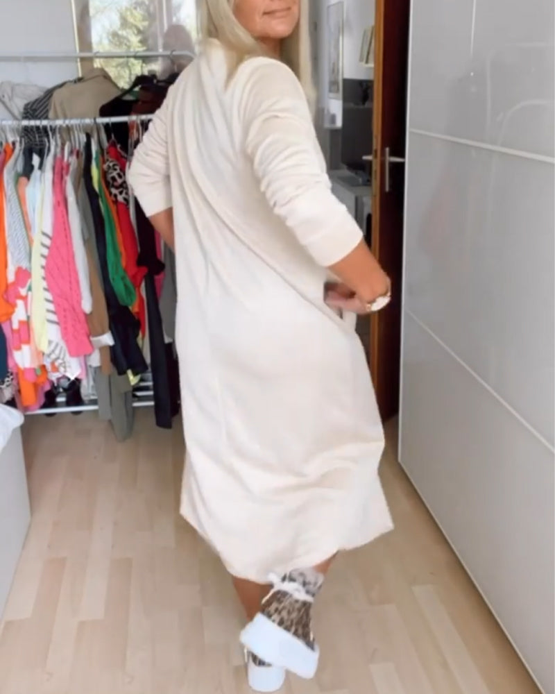 Elira - Casualowa sukienka ze swetrem