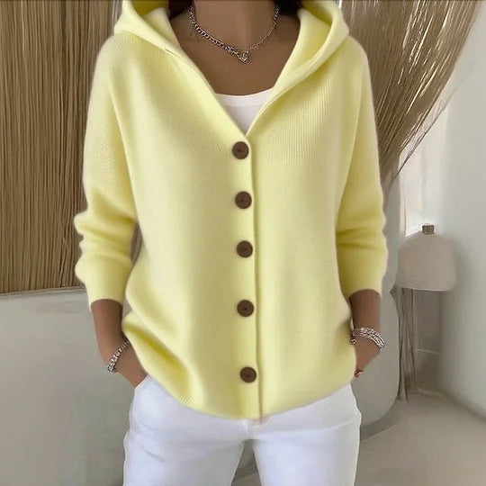 Nylah – Bluza z kapturem i guzikami