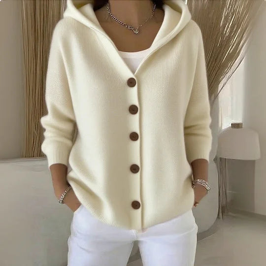 Nylah – Bluza z kapturem i guzikami